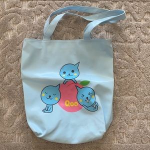 sky blue tote